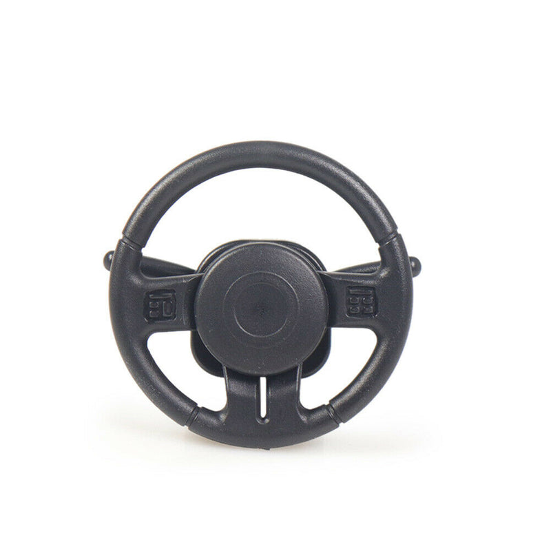 TRX4 SCX10 1/10 Black Simulation Replacement Mini Crawler RC Car Steering Wheel