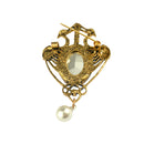 Flamingo Bird Wonderland Lapel Scarf Brooch Pin Badge Women Elegant Jewelry