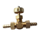 2 Pcs Brass Needle Valve hose 8 mm ID  hose barb 08 Mpa only For Gas Hood