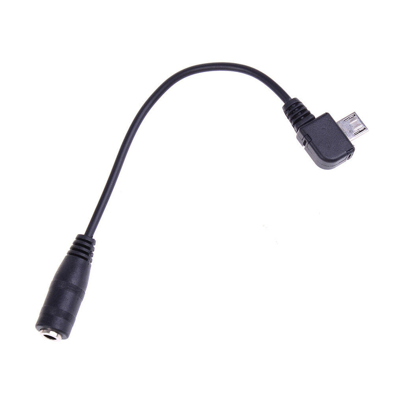 Micro USB female jack To 3.5mm stereo female audio adapter cable  JR