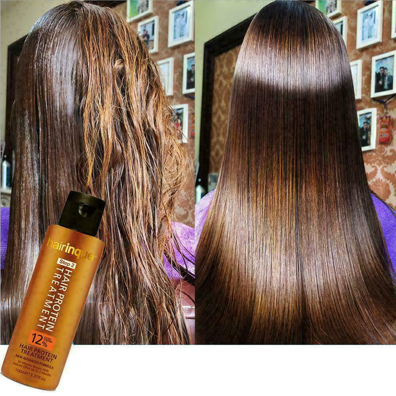 Hairinque 12% chocolate brazilian keratin hair treatment Care For straighte F5A7