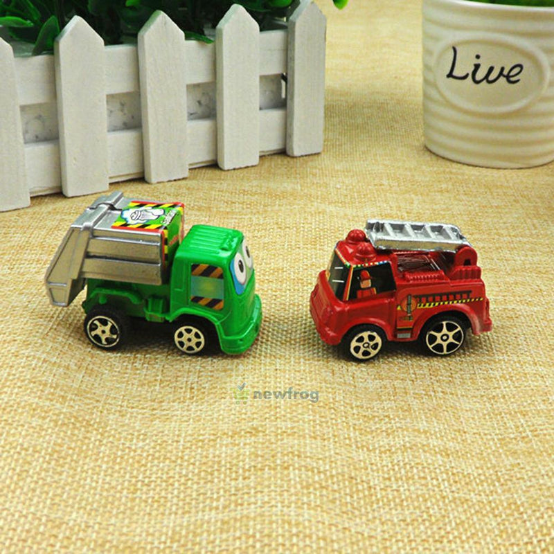 SN9F 6pcs Mini Car Toys Vehicle Sets Educational Toys