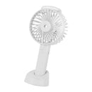 Portable Rechargeable Fan Air Cooler 3- 2 Spray Mode Mini USB Fan White