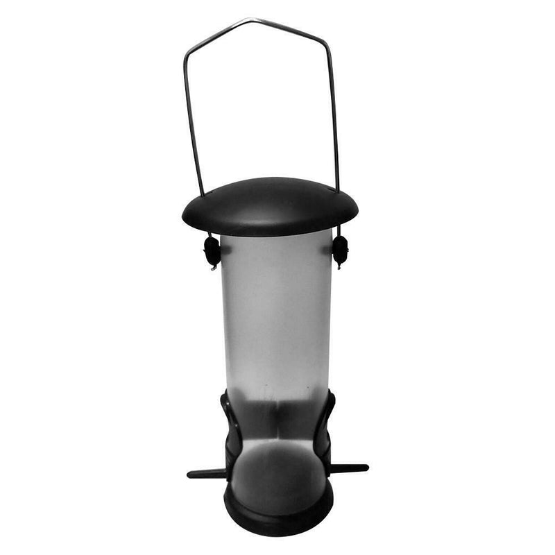 Garden Container Feeder Wild Feeding Hanger Outdoor Bird Seed Hanging Black