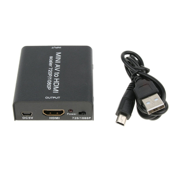 1080P 4K HDMI to AV 3RCA CVBS Composite Video Audio Converter Adapter Scaler