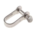 4mm Stainless Screw Pin Bow Shackle Corrosion Resistance for Marine or Yacht