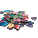100pcs Guitar Picks in A Set, Celluloid Plectrum for Acoustic Guitar,