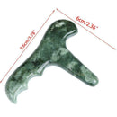 Natural Jade Stone Trigger Point Handheld Foot Massager Therapy Pain Relief Tool