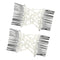 2Pack Double Insert Comb Clip Stretchy Hair Head Comb DIY Hair Styling Tools