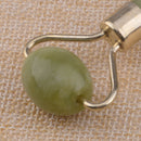 Beauty Green Nature Healthy Body Head Neck Foot Jade Roller Facial Massager SPA