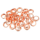 50x 12mm Oil Drain Plug Copper Washer Gaskets Fits for  1026JA00A