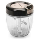 900Ml Vegetable Cutting Machine Manual Garlic Onion Chopper Meat Grinder Fo P1Q2