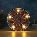 Mandala DIY Special Shape Full Drill Diamond Painting LED Light Night Lamps