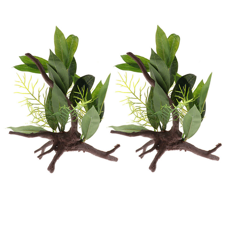 2 PCS Aquarium Reptile Tortoise Gecko