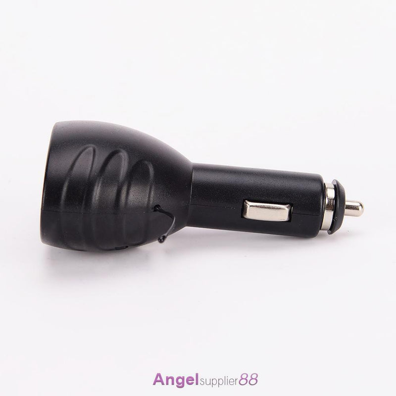 3in1 Car Digital LED Thermometer Dual USB Charger Cigarette Voltmeter 12V/24V
