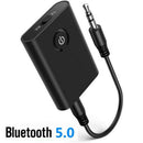2IN1 Bluetooth 5.0 Transmitter & Receiver Wireless Audio 3.5mm Jack Aux Adapter