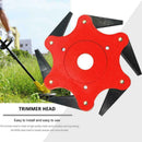 6 Steel Blades Razors Lawn Mower Trimmer Head Grass Eater New Brush Weed H8U8