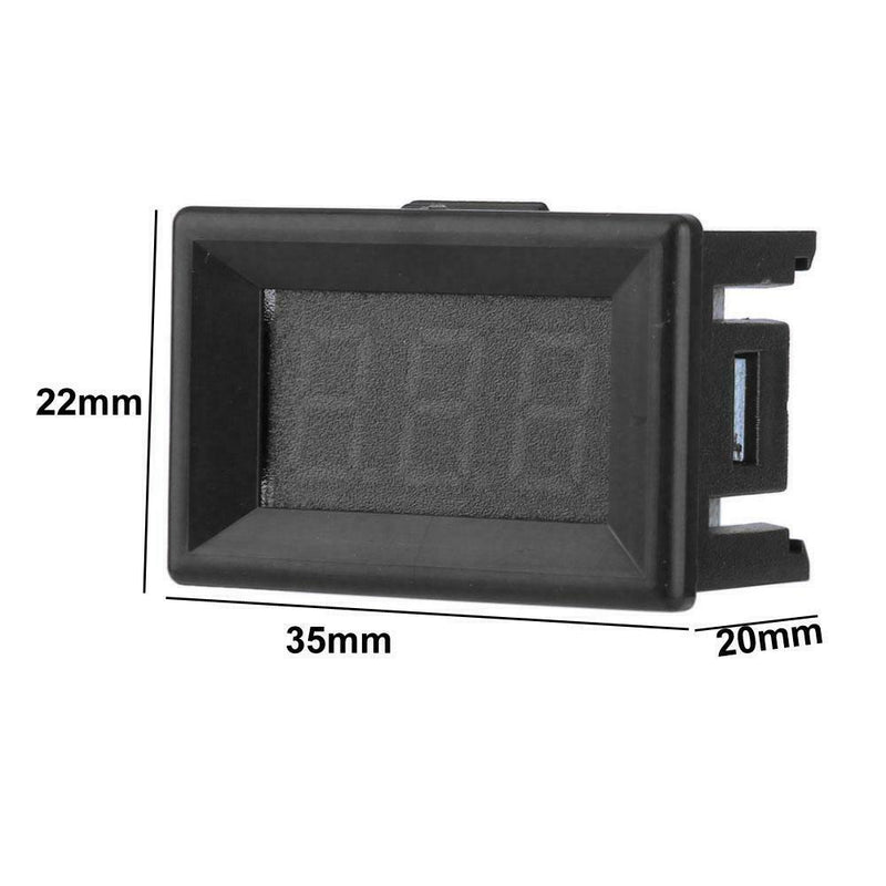 Mini 0.56in LED Digital Display DC 0-10A Ammeter Amp Panel Meter (Red)