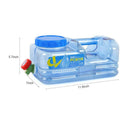 5L Portable Outdoor Travel Car Water Bucket Camping Container PC Water Storage