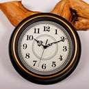 1X(12-Inch Silent Non-Ticking Round Wall Clocks, Wall Clocks Decorative Vin