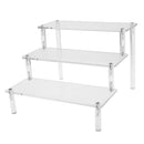 3 Ladder Tabletop Riser Display Protection Removable Rack Stand Organizer