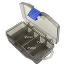 5 Compartment Fishing Tackle Box Bait Lure Hooks Box Bait Storage Case FishiD3I9