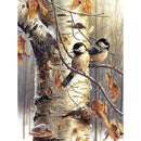 Full Square Diamond 5D Diy Diamond Embroidery Birds On The Tree Diamond Pai S8A4