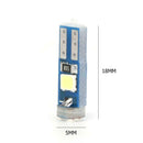 10pcs T5 3 SMD3030 LED Car Interior Light Dashboard Instrument Lamp Bulbs