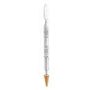 Dual Head Brass Head Leather Edge Oil Dye Pen Paint Roller Tool for Craft