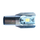 Practical DC 12-36V Motorcycle LED Front Light BA20D 6000K Universal (Black)
