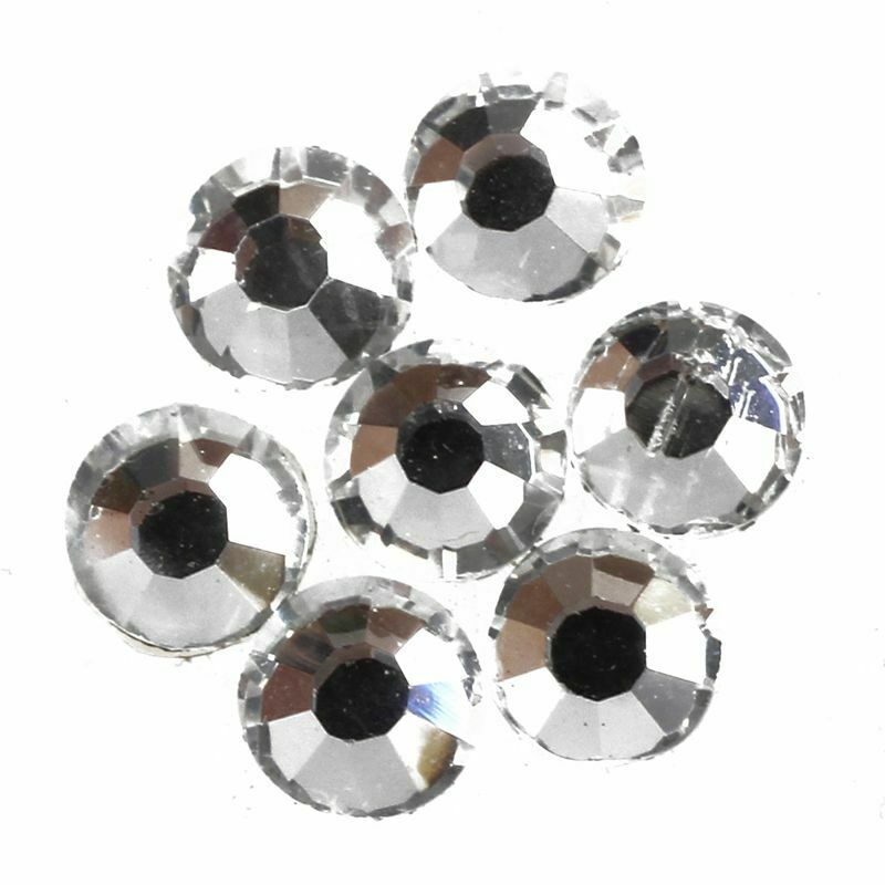 1440pcs DIY fusible rhinestone Hotfix Diament transparent crystal S10 P4N9