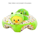 Floral Print Baby Sofa Cover Seat Support Learning To Sit Chair Case (B) A
