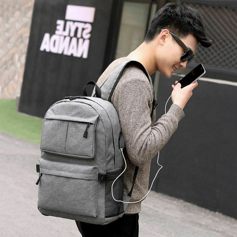 Travel Laptop Backpack Fit 15.6 Inch Laptop Oxford Cloth with USB Charging  C9P5
