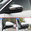 Chrome Car Styling Side Mirrors Glossy Pairs Cover Accessories for Peugeot