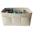 Felt Storage Bag Cosmetics Home Small Items Supplies Organizer Or Folding S Z6O8