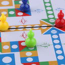 New Folding Chessboard Aeroplane Chess Dice Game Board Chessman Playing Set