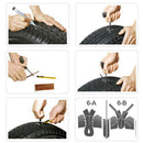 5PCS Car motorcycle Tyre Tubeless Seal Strip Plug Tire Puncture Repair K3c