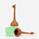 1Pcs Silicone Thumb Tea Infuser Filter Tea Coffee Spice Holder Creative Tea L6T5
