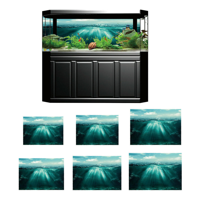 Aquarium Background Ocean Poster   Tank Wallpaper Ornament Decor 61x30cm