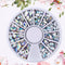 New Nail Art Decoration Phone Paste Drill Round Diamond Rhinestones HXK
