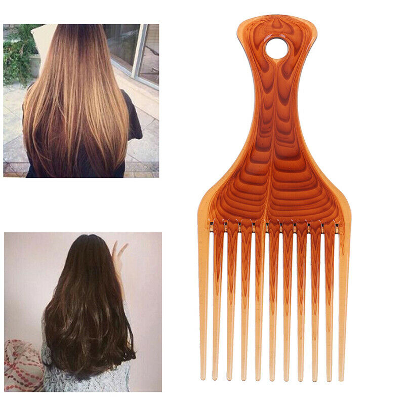 Salon Aircraft Head Shape Comb Oil Head Forks Comb Handle Comb Hair Comb Bro 3C