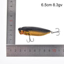 6.5cm 8.3g fishing lure hard baits artificial popper crankbait wobbler bait 1