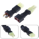 2Pcs Wireless T Plug Male / Female to Female / Male T Plug Connector Adapter BX