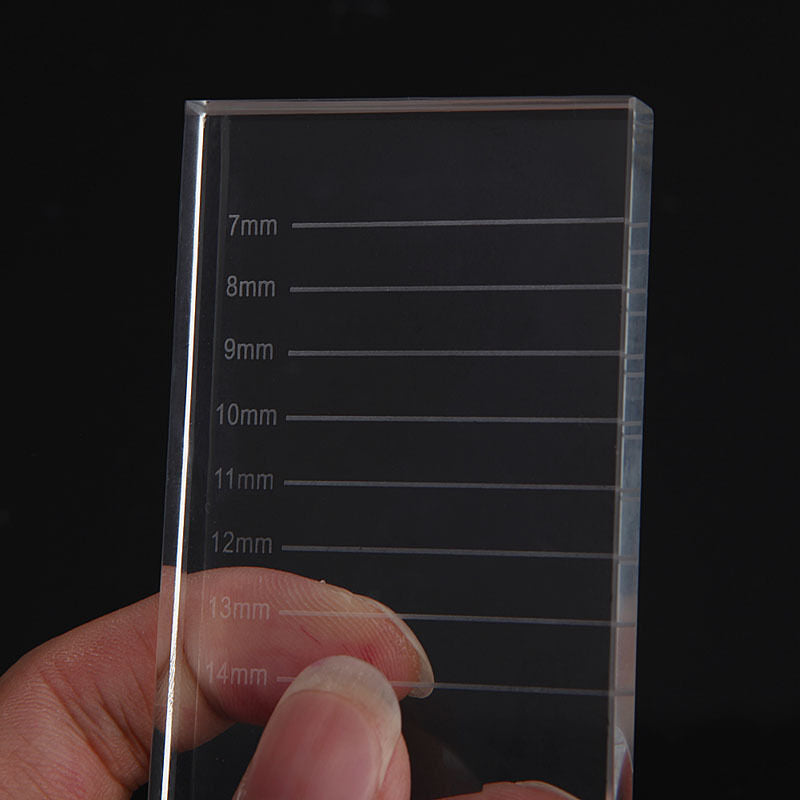 2 in 1 Glass Eyelash Glue Holder Lash Separator Adhesive Glue Pallet Extension