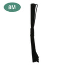 4mm 7 Strand Cores Paracord Outdoor Camping Parachute Lanyard (Black 8m) A