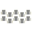 10 Pieces Grey Battery Charger Plug 600V