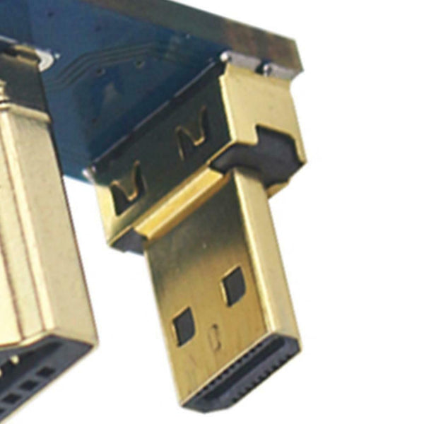 Mini Micro HDMI to HDMI Converter HDMI Screen Adapter for Raspberry Pi 4B #gib
