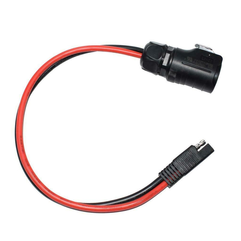 12V 30A SAE to LP-20 Plug Adapter 2 Core Aviation Socket Female LED Display