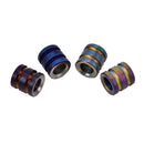 Titanium Alloy EDC  Beads Paracord Beads Outdoor Parachute Cord Gadget -3C