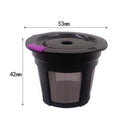 6Pcs Reusable Refillable K-Cup Coffee Filter Pod For Keurig K50&K55 Coffee